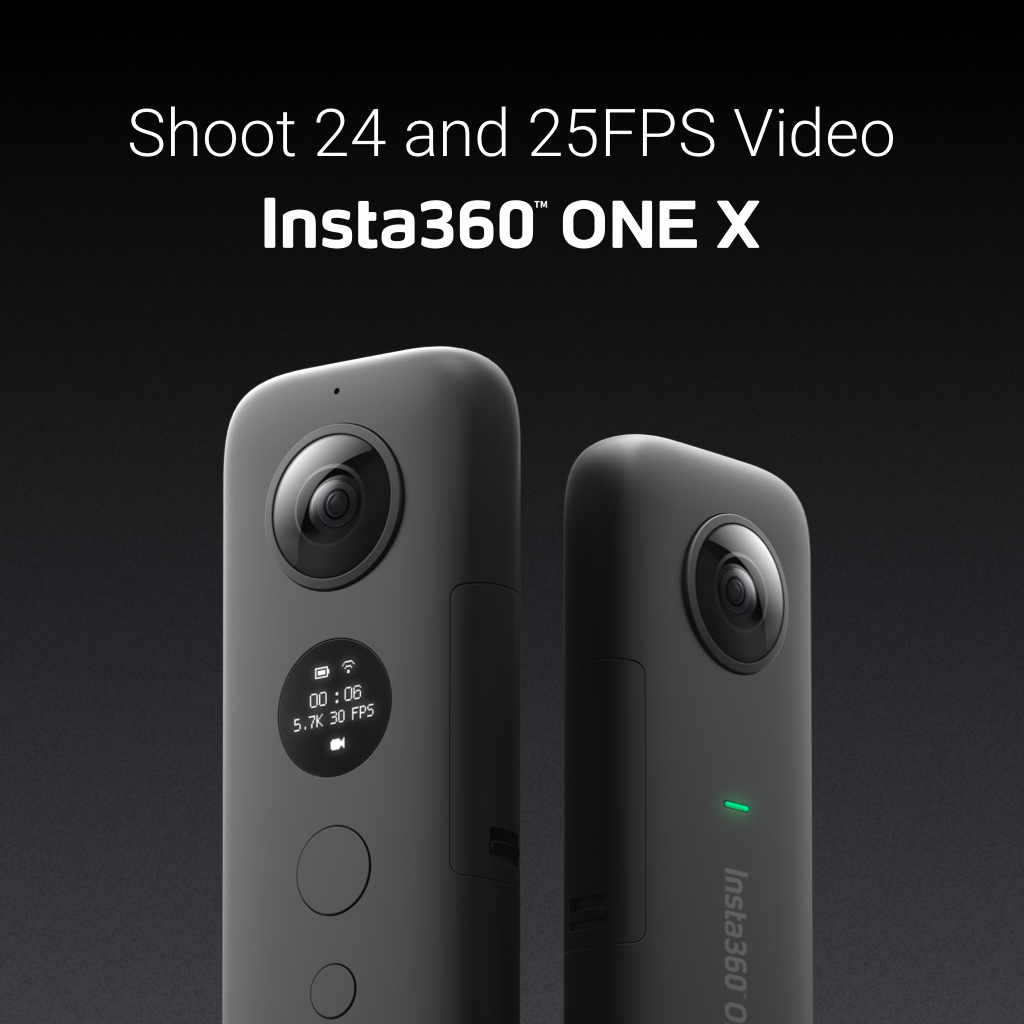 Insta360 ONE X Goes Cinematic - Introducing 24/25FPS Modes