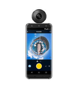 Insta360 Air Black with Phone 1-min