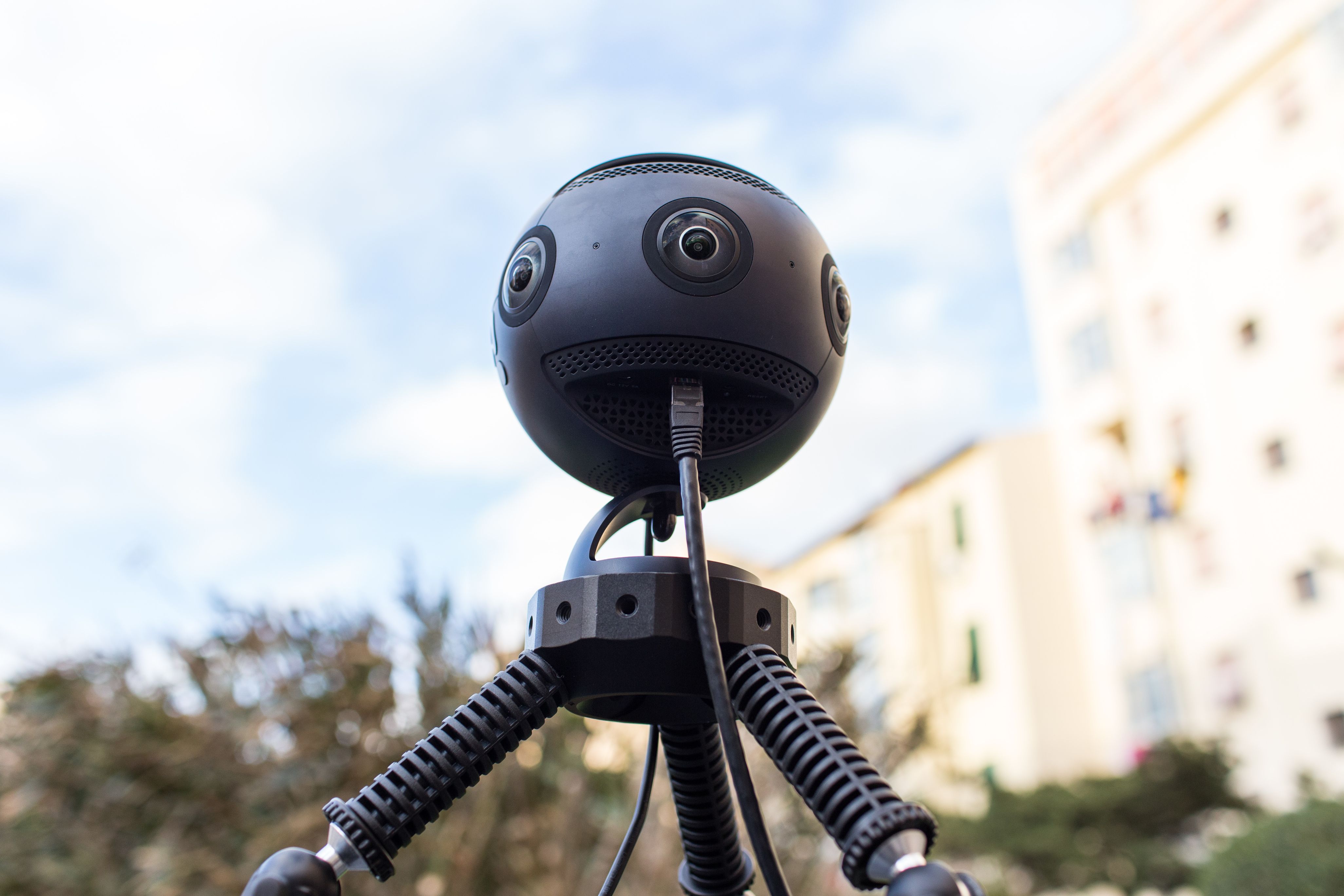 Insta360 Pro on a tripod