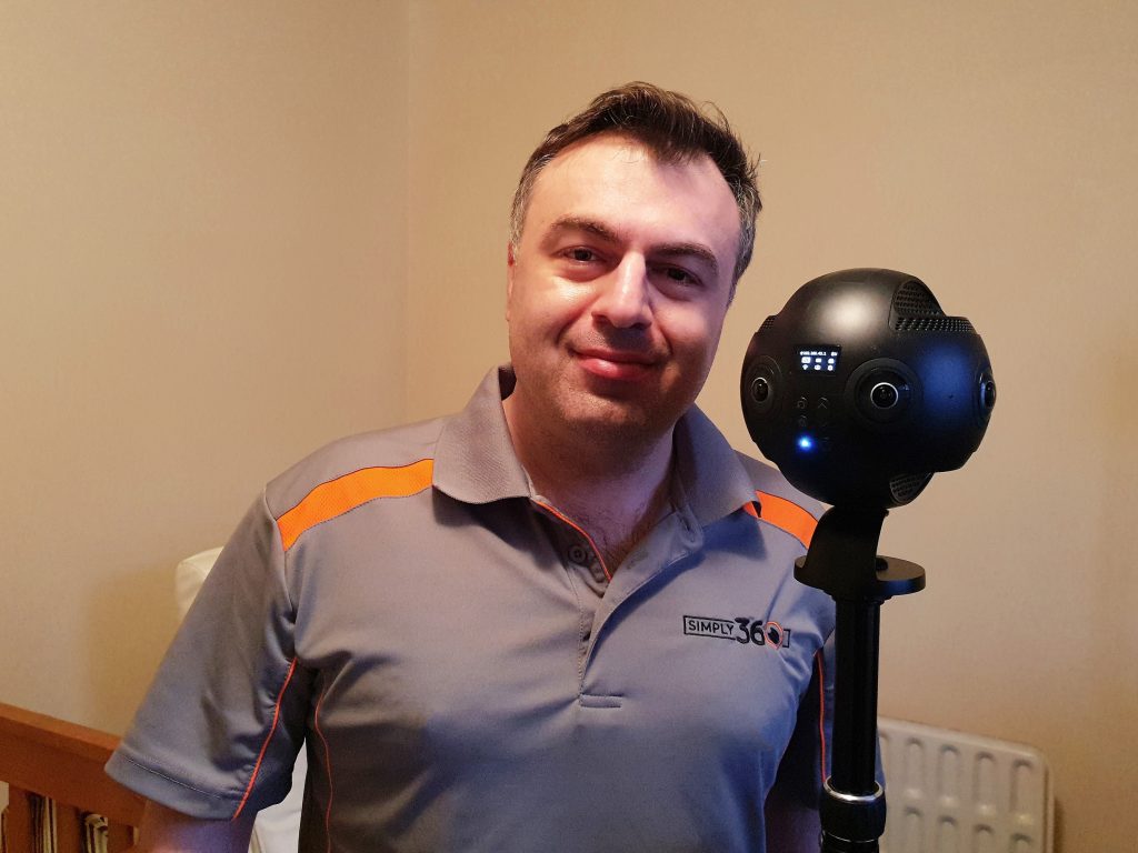 Dimitri Cassimatis uses Insta360 cameras to create virtual tours for real estate.