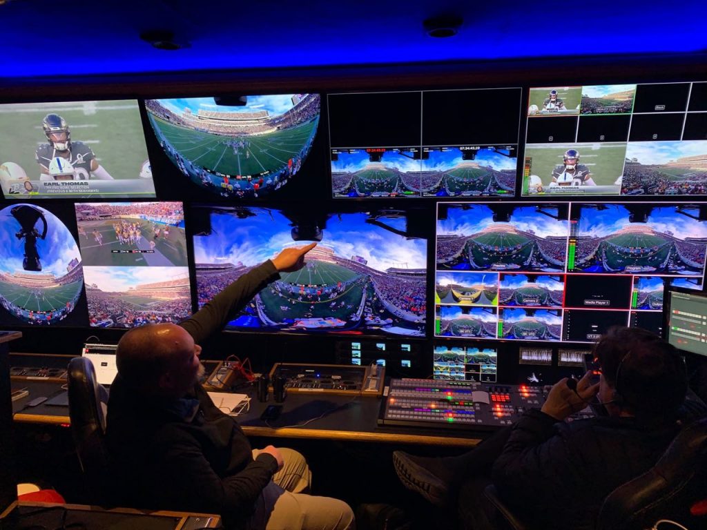 Verizon developed an innovative broadcast workflow to bring NFL fans an 8K 360-degree live broadcast