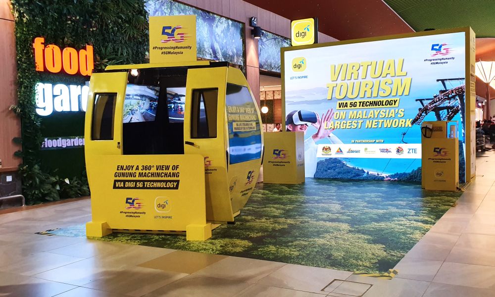 The VR experiential zone in Langkawi International Airport