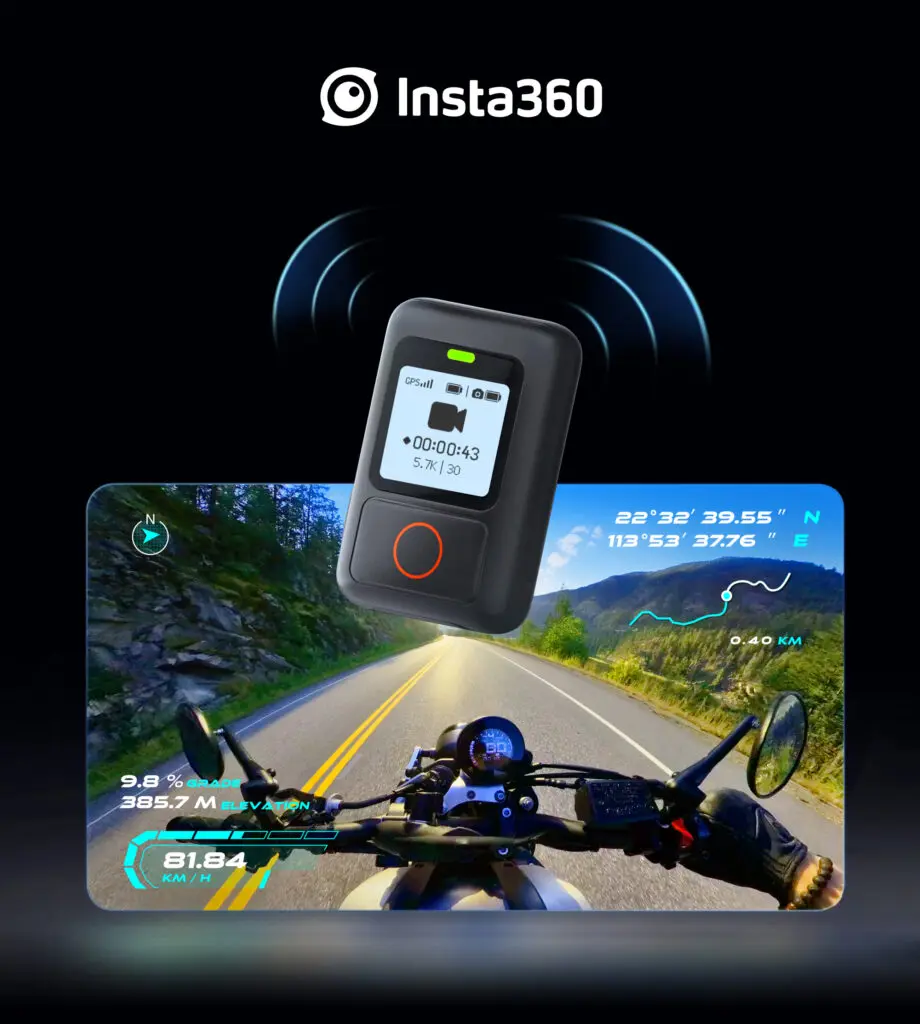 Insta360's all new gps action remote is out now.