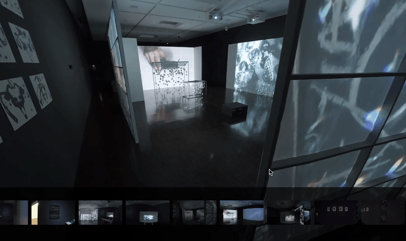 VR art exhibition five rooms for kyoto