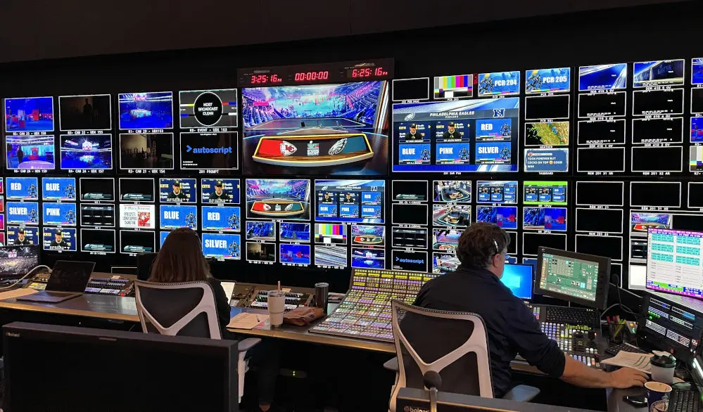 super bowl 8K 360 live stream workflow