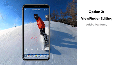 Modifica i video 360 con ViewFinder