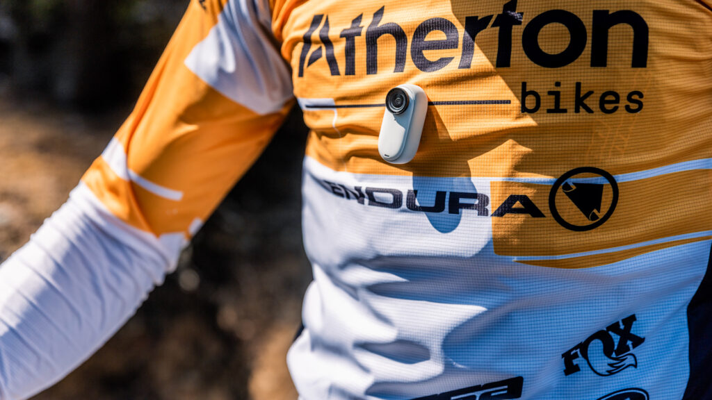 Gee Atherton wearing GO 3 with the Magnet Pendant 