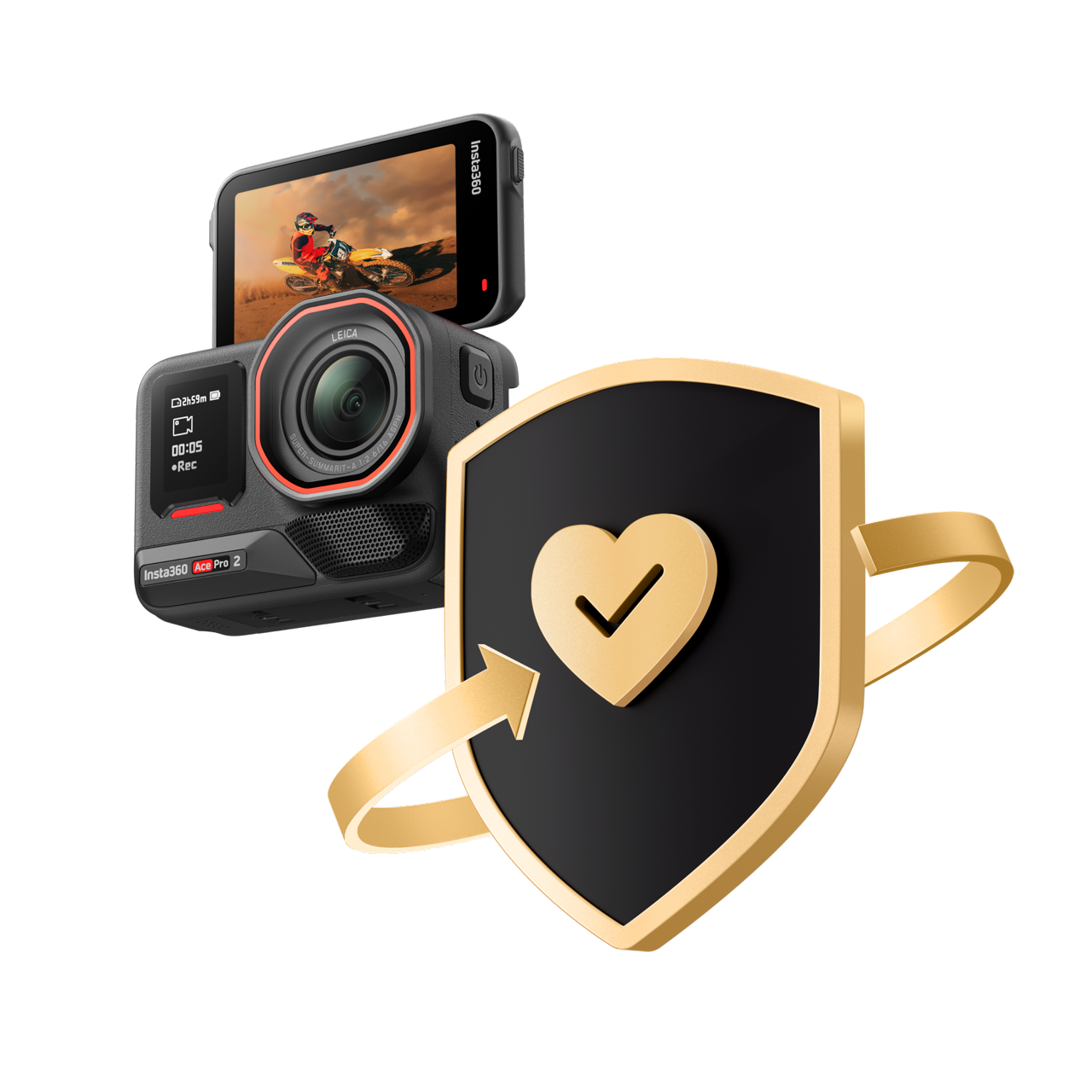 その他 Insta360Pro Insta360 Ace Pro 2 ND8 + ND16 + ND32 + ND64 4パック減光フィルター