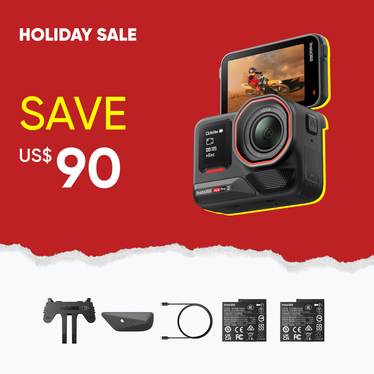 Buy Insta360 Ace Pro 2 - 8K AI-Powered Action Cam