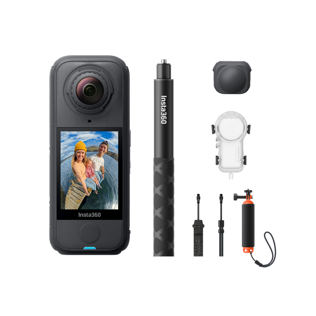 Insta360 X4 Air Pack Subacqueo invisibile || Nero grafite || No Micro SD