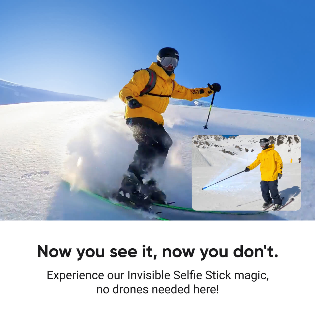 スマホアクセサリー Insta360 Invisible Selfie Stick Amazon.com: Insta360 114cm Invisible Selfie Stick for X5