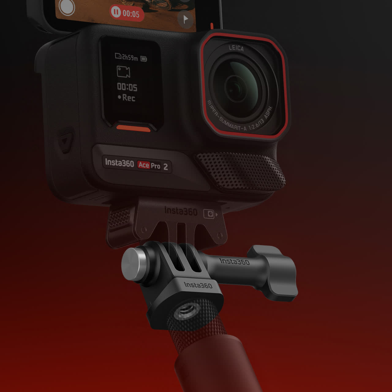 スマホアクセサリー Insta360FroPro Insta360 3-プロング - 1/4インチアダプター - アクセサリー
