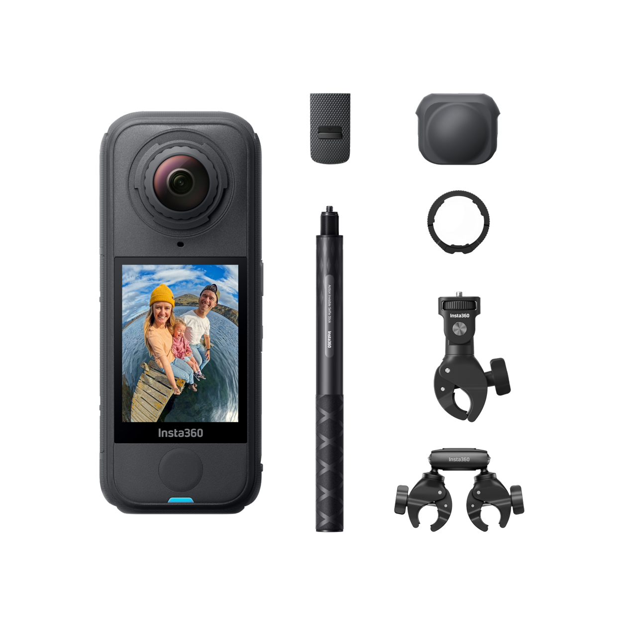 Insta360 X4 Air Pack Moto Multiview (versione ultimate) || Nero grafite || No Micro SD