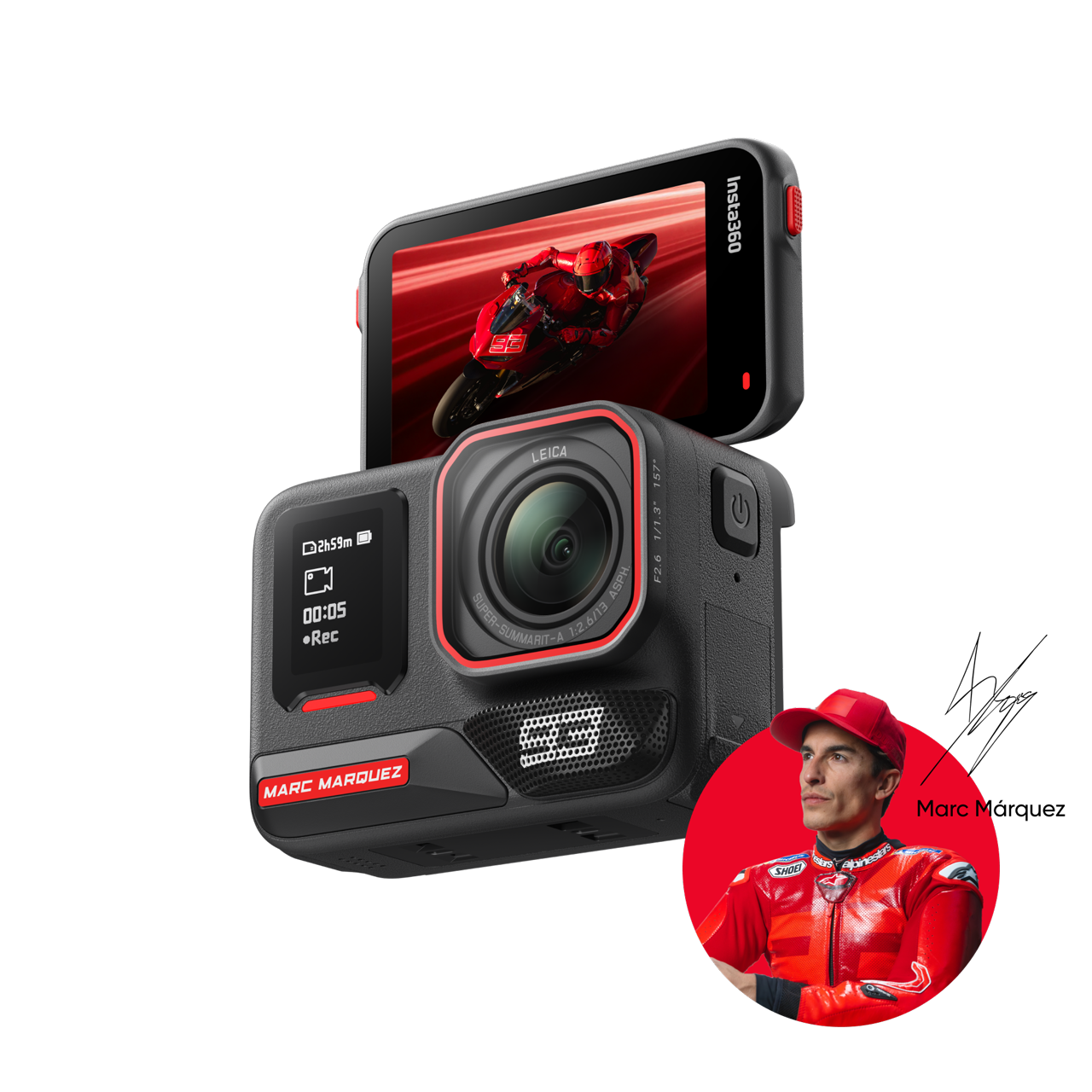 Insta360 Ace Pro 2 MM93 Edition || Nachtschwarz || Doppel-Akku