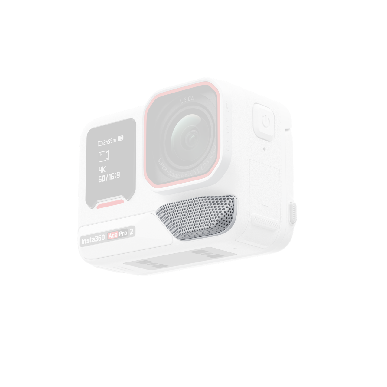 Antiviento para Insta360 Ace Pro 2 Antiviento (Blanco ártico)
