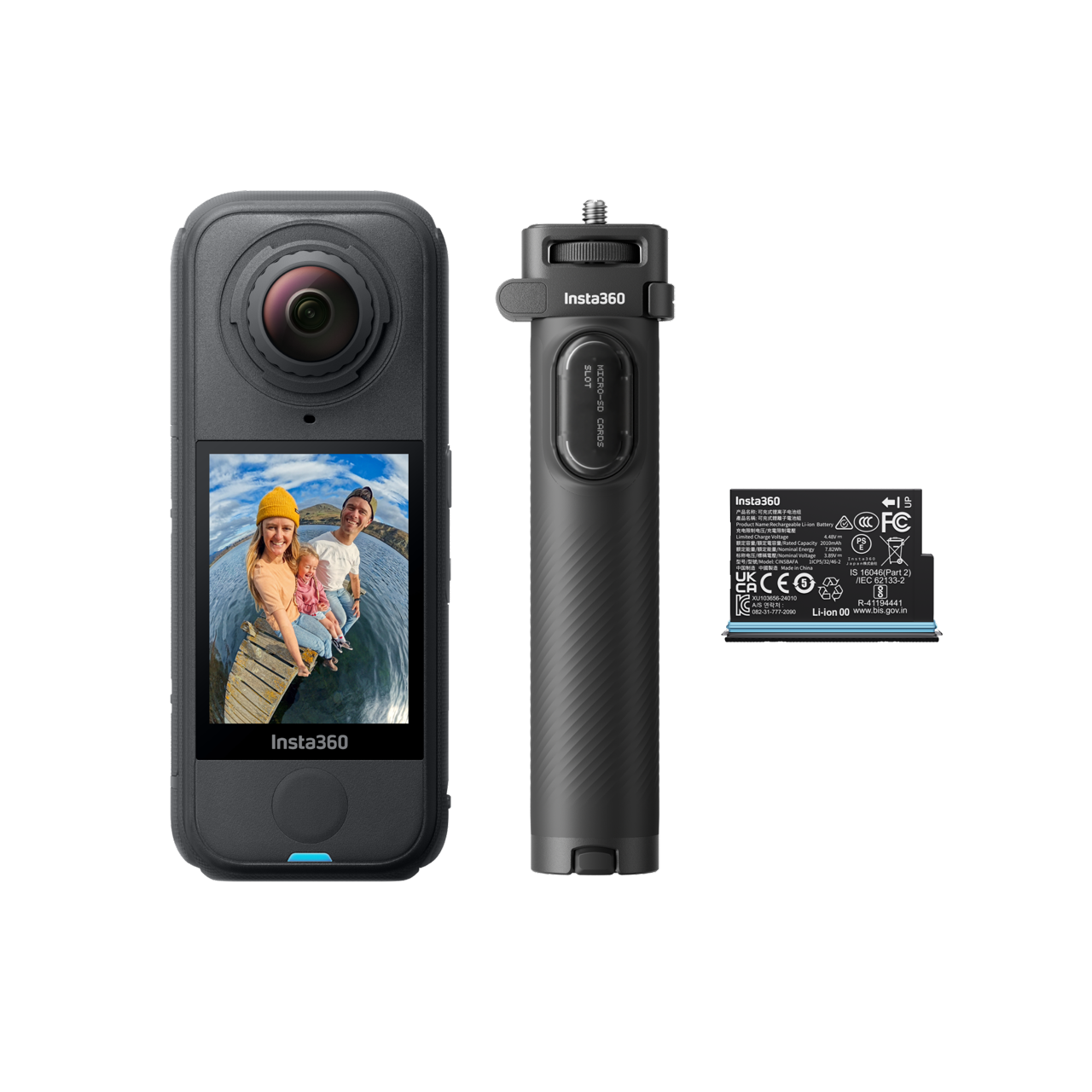 Insta360 X4 Air Pack Viaggio || Nero grafite || No Micro SD