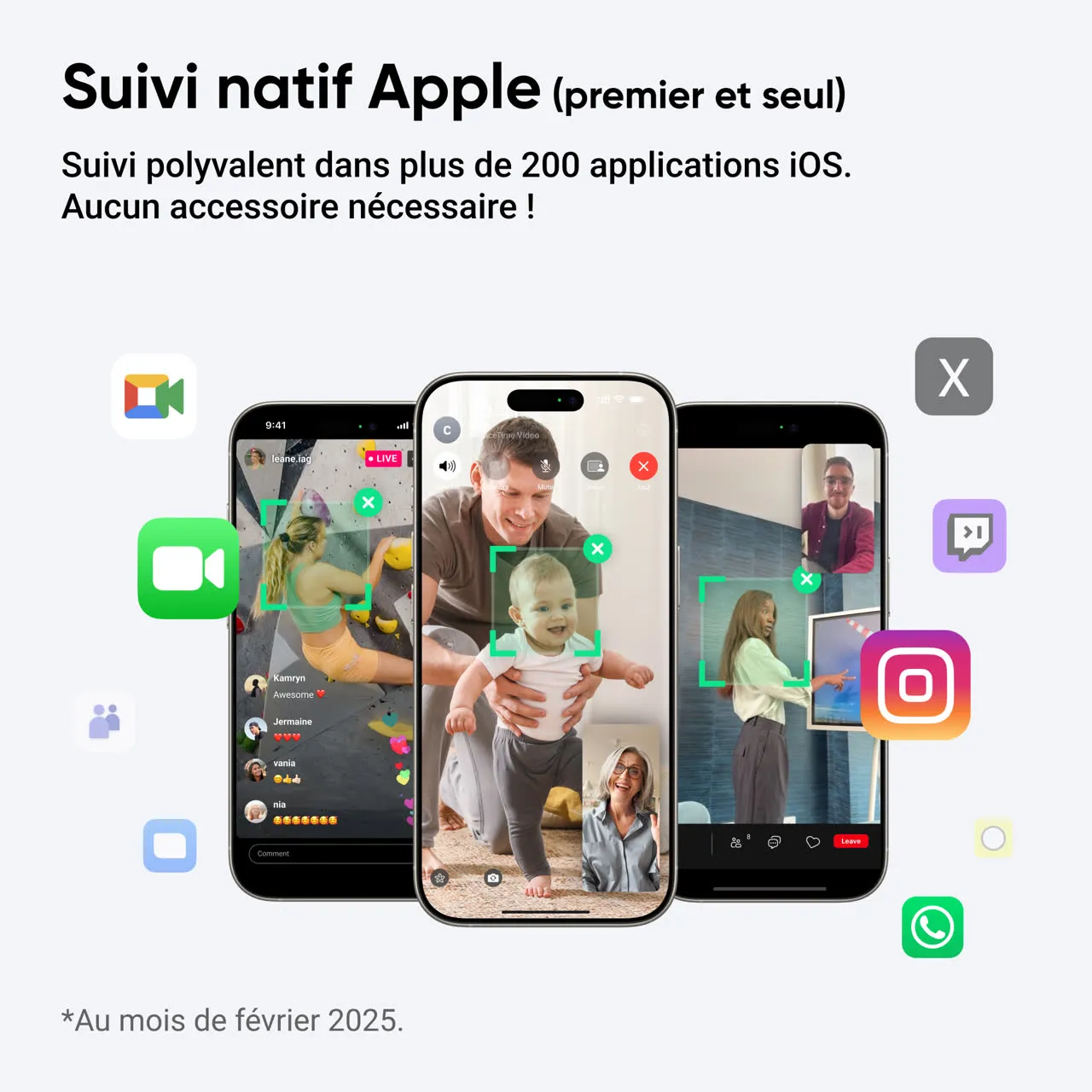 Explication du suivi natif pour les stabilisateurs Flow 2, compatible avec plus de 200 applications iOS
