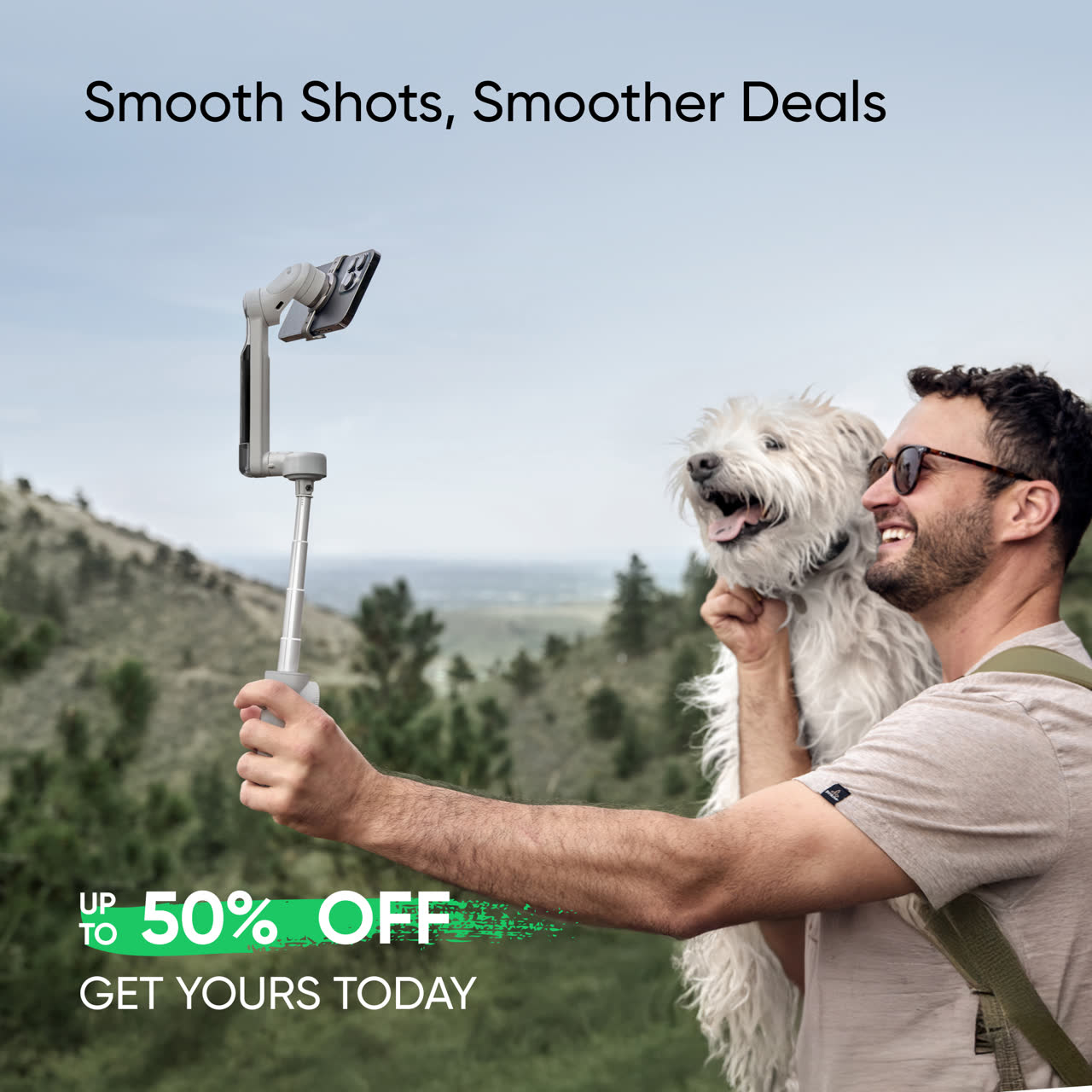 Buy Flow - AI Tracking Smartphone Gimbal Stabilizer - Insta360