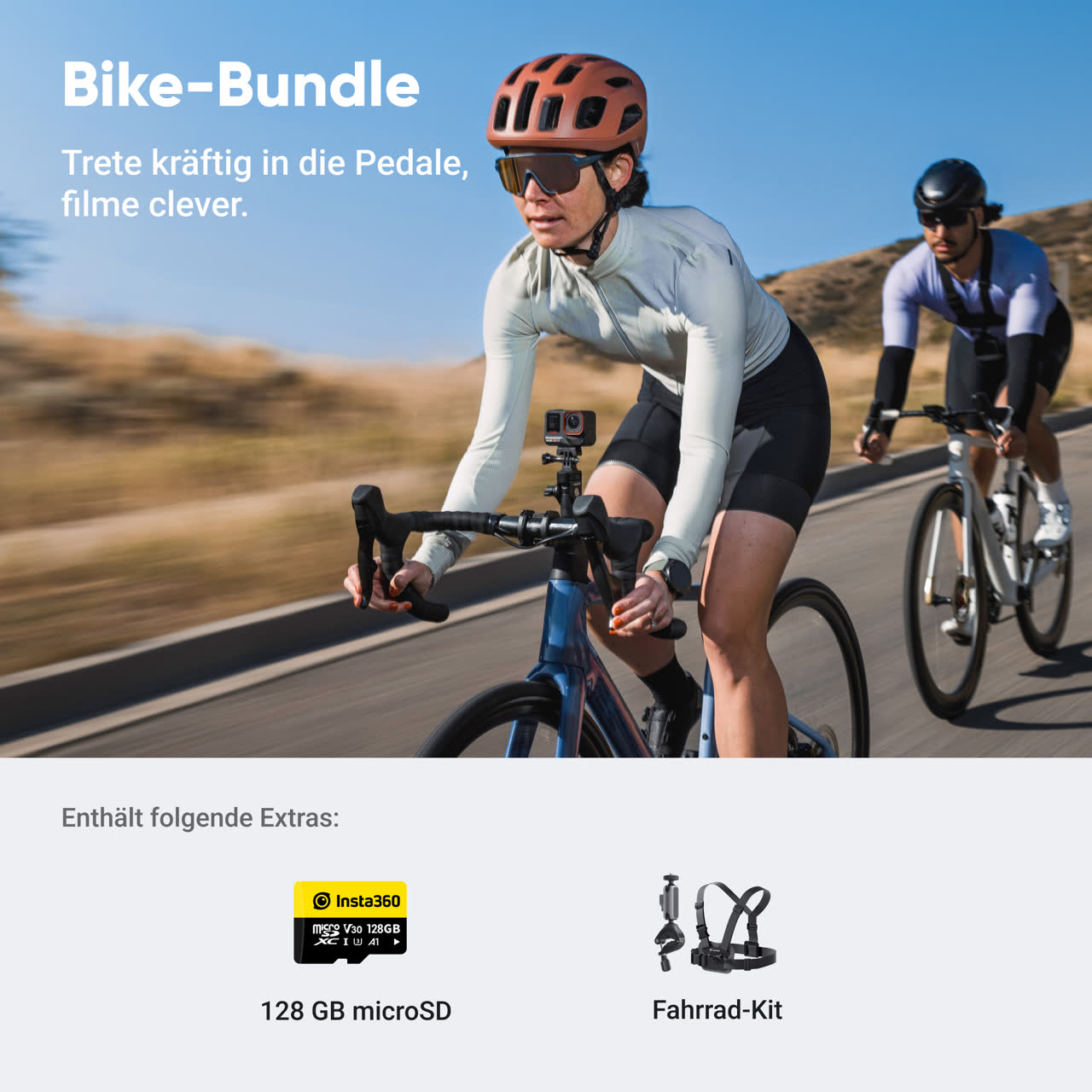 Insta360 Ace Pro 2 Motorrad Bundle - 8K Action Cam Mit Leica Optik & KI