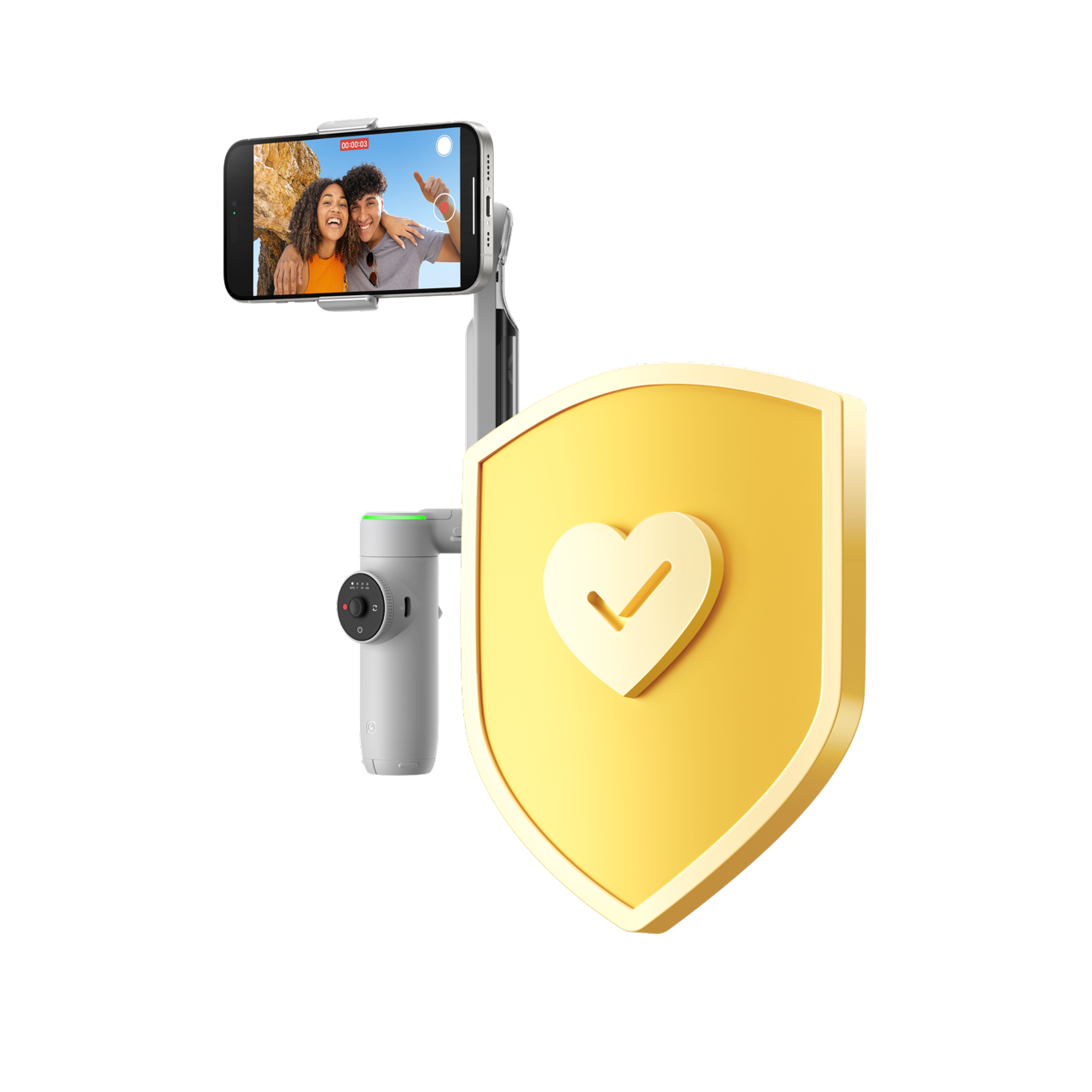 スマホアクセサリー Insta360 Invisible Selfie Stick ATUMTEK 114cm Invisible Selfie Stick, 1/4