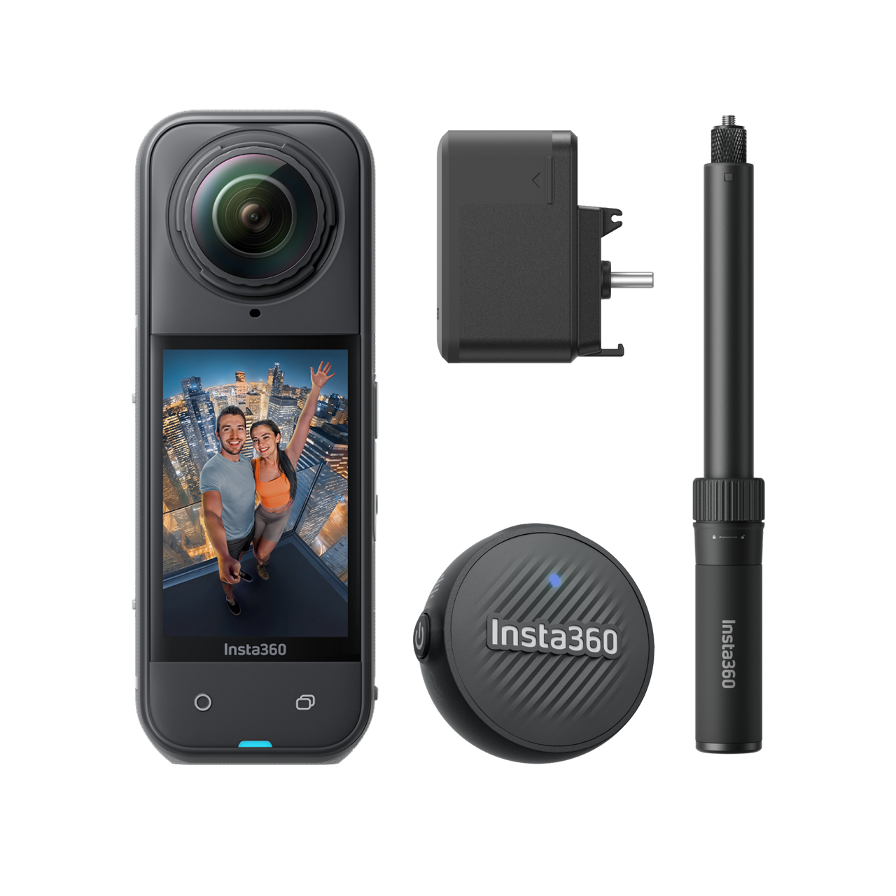 Insta360 X5 Ultimatives Creator-Bundle || Nachtschwarz || Ohne microSD Karte