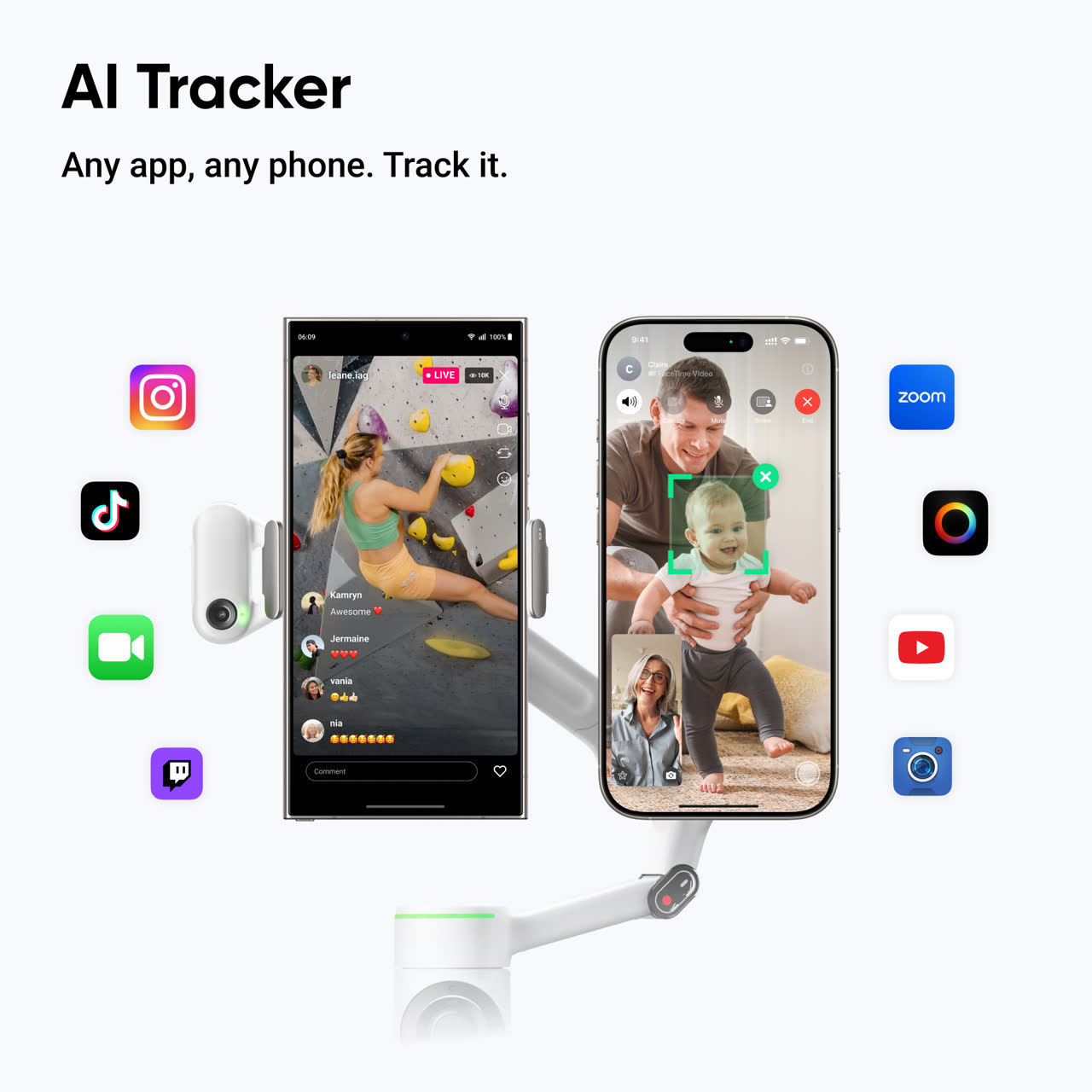Best Phone Gimbals | Insta360 Flow 2 Series with AI Tracking