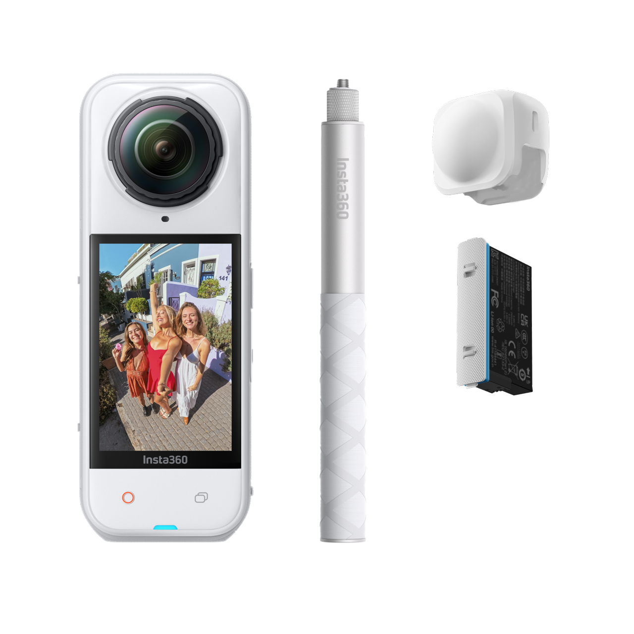 Insta360 X5 Pack Starter || Edizione limitata in bianco satinato || No Micro SD