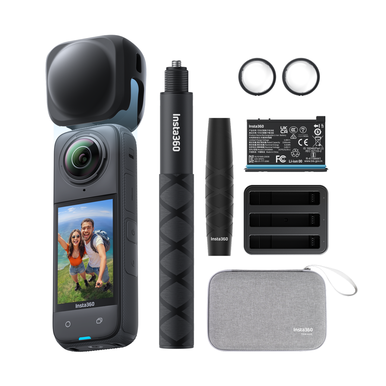 Insta360 X4 Ausdauer-Bundle || Ohne microSD Karte