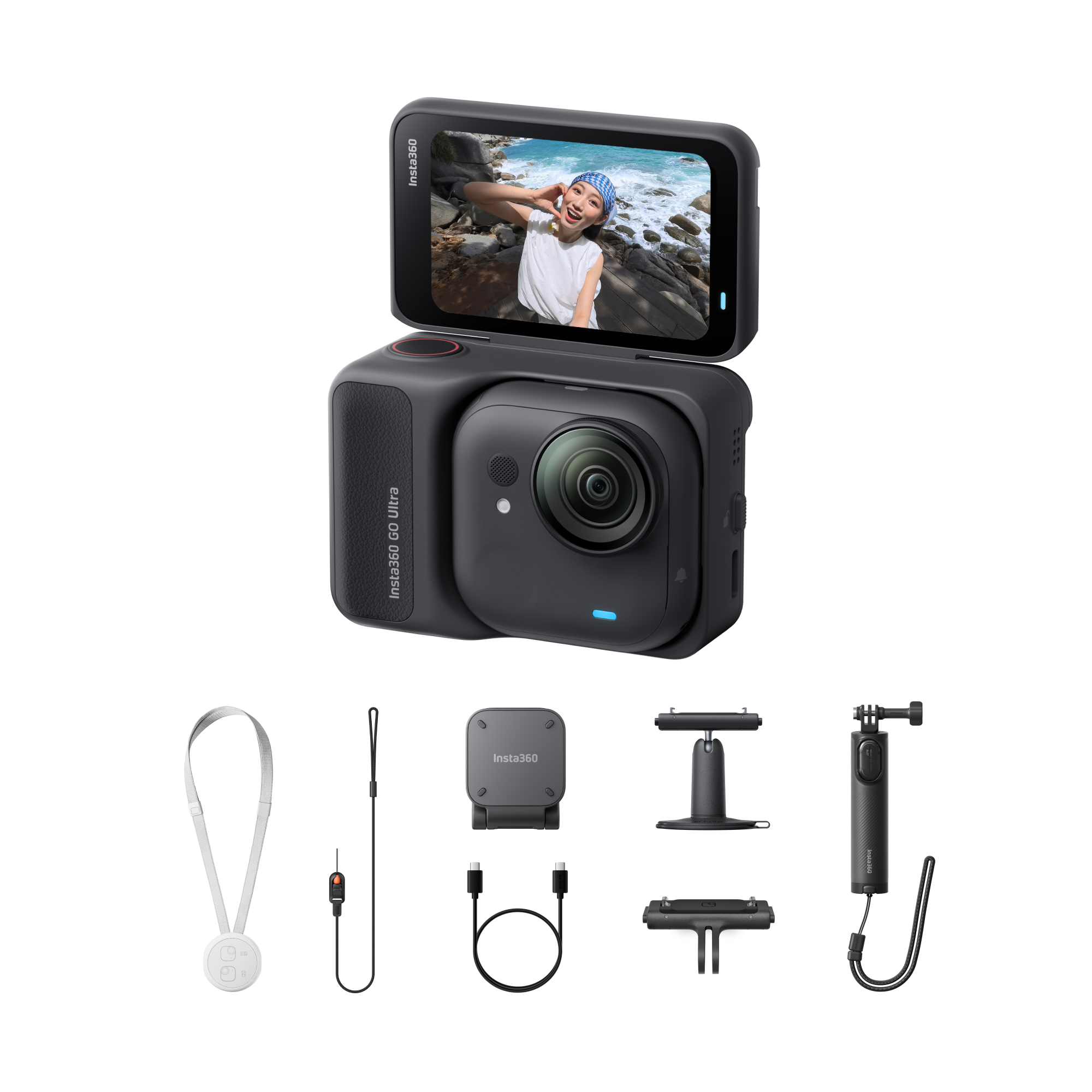 Insta360 GO Ultra Creator-Bundle || Nachtschwarz