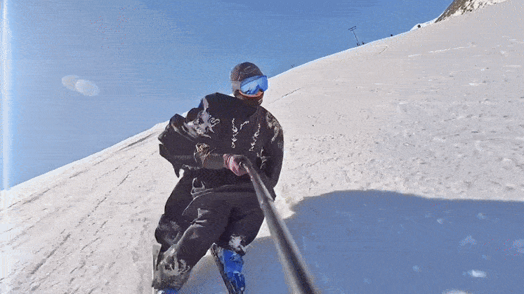 AI Selfie Stick Eraser example in Shot Lab