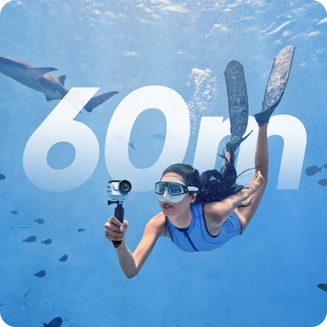 Custodia impermeabile e impugnatura galleggiante compatibile con l'obiettivo Insta360 GO 3, custodia subacquea protettiva per immersioni Shell con staffa accessori per Insta360 GO 3