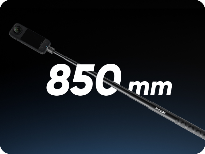 Insta360 85cm Invisible Selfie Stick (with Sleeve) Compatible with Insta360 X4/X3