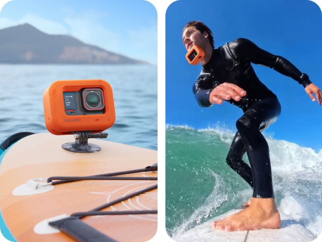 Custodia protettiva impermeabile per Insta360 Ace Pro, impermeabile fino a 60 m, con accessori per staffa