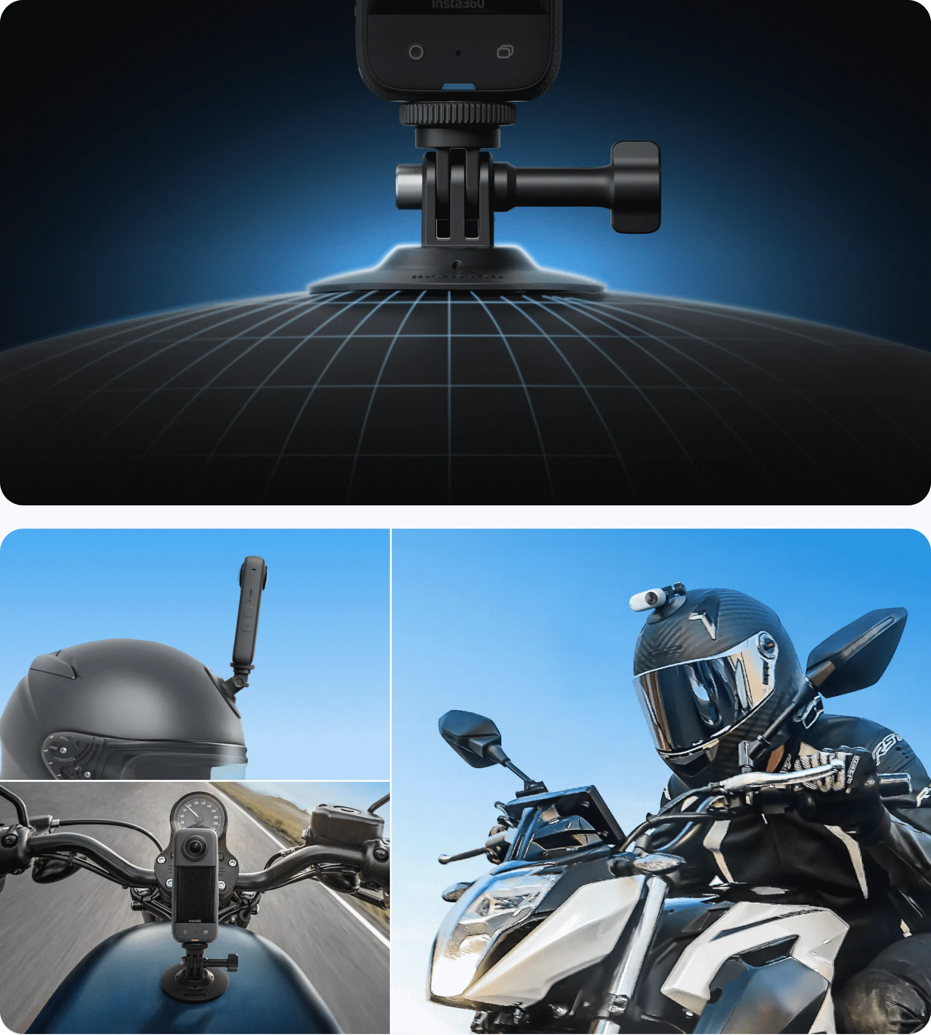 Insta360 Motorcycle Bundle (Upgrade Version)