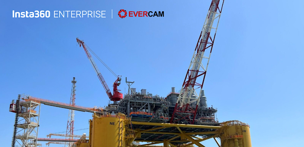 Insta360 × Evercam Deliver 360 Construction Documentation for Shell’s Vito Project