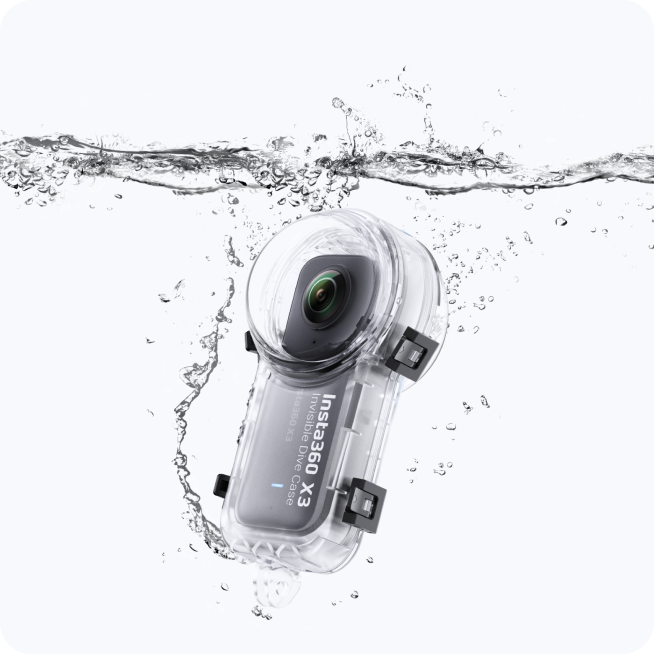 Insta360 X3 - Waterproof 360 Action Camera Bundle Includes Extra 2 Batteries, Charger, Invisible Selfie Stick, Lens Guard ＆ 128GB Memory Card : insta360 X3 - Waterproof 360 Action Camera with 1⁄2