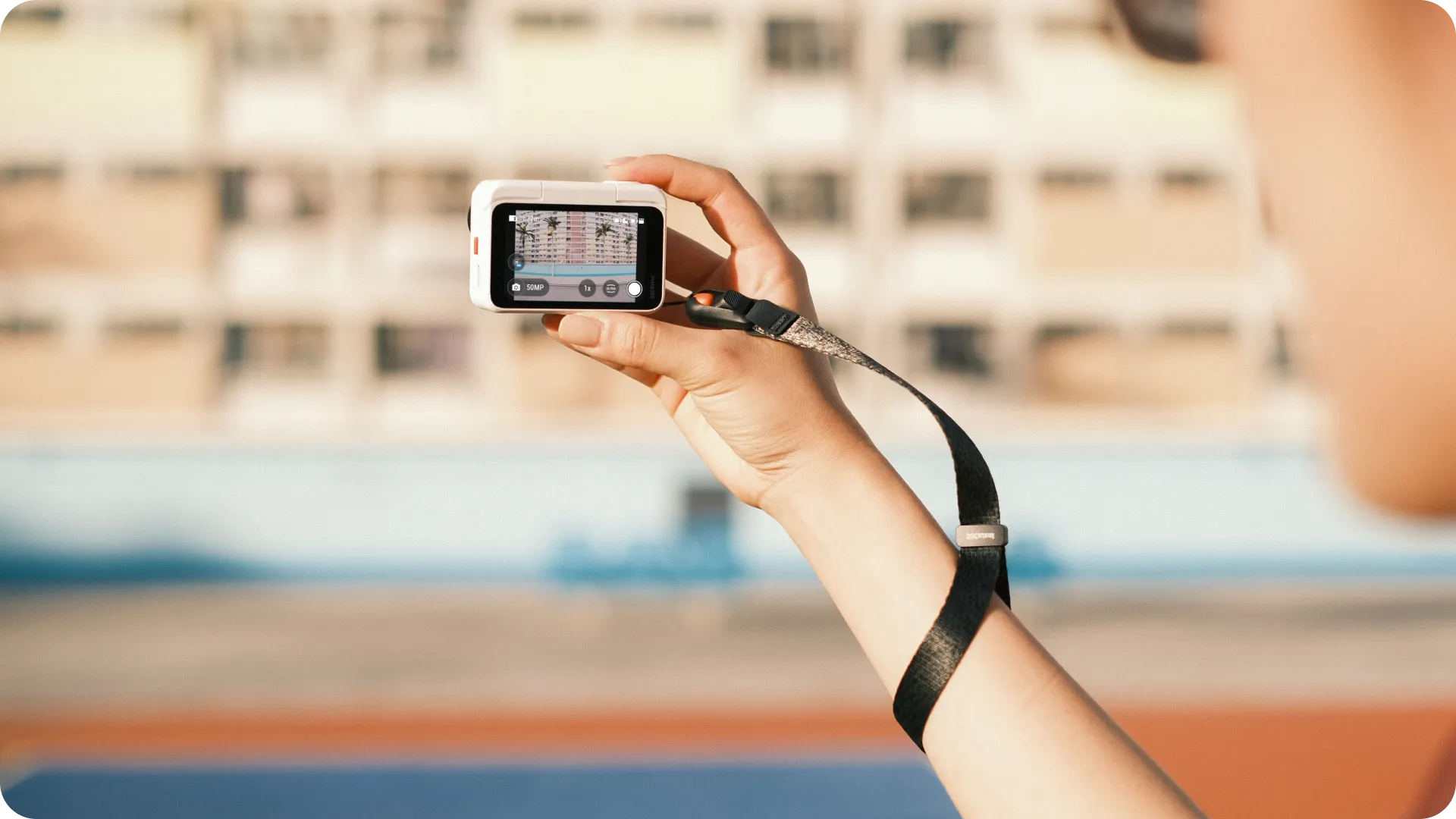 Adjustable and comfortable Insta360 wrist strap