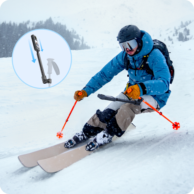 Hiking Poles For Women 10-Pack Trekking Pole Snowflake Baskets - Main Image