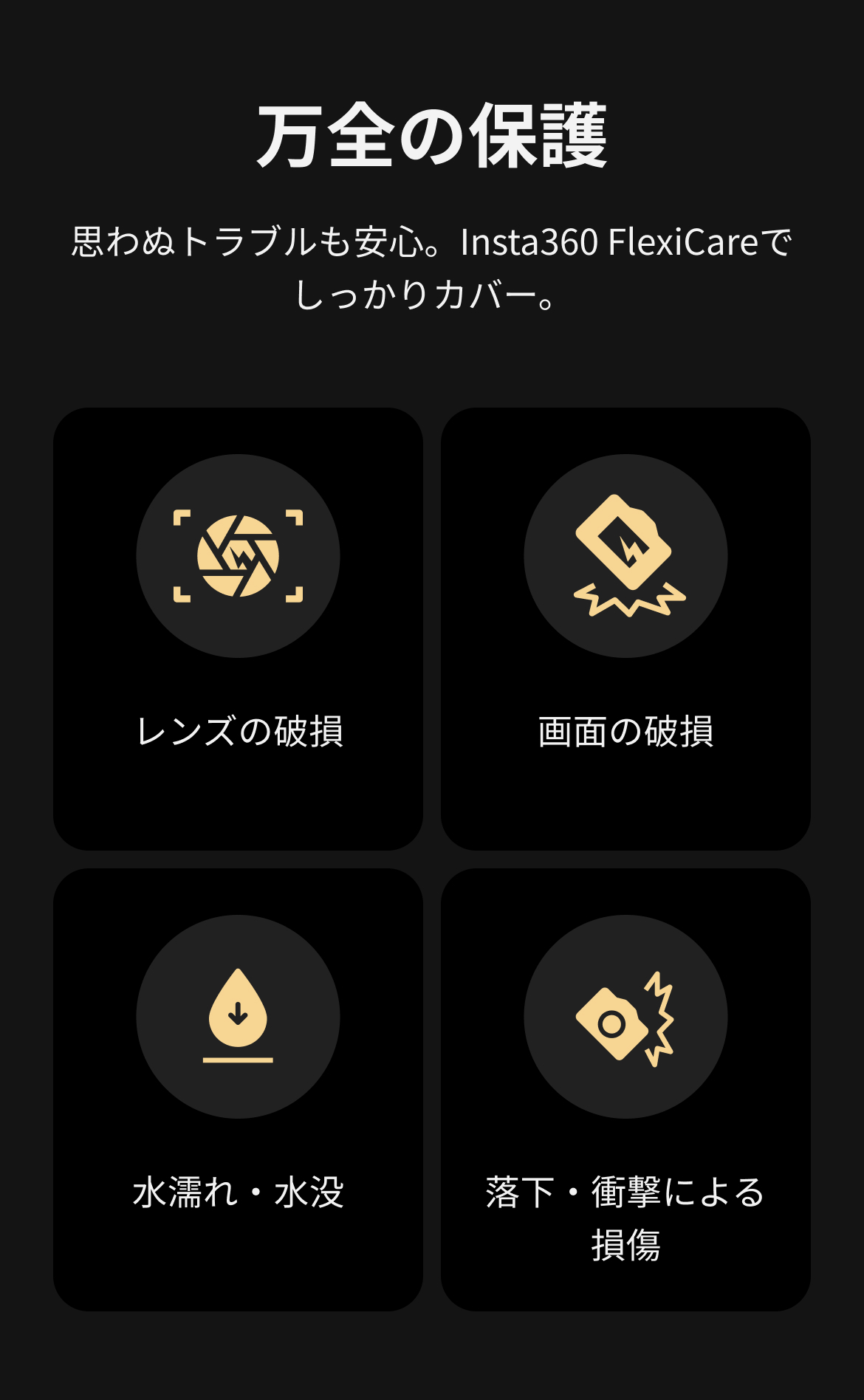 Insta360 FlexiCare GO Ultra 購入 | 破損保証サービス