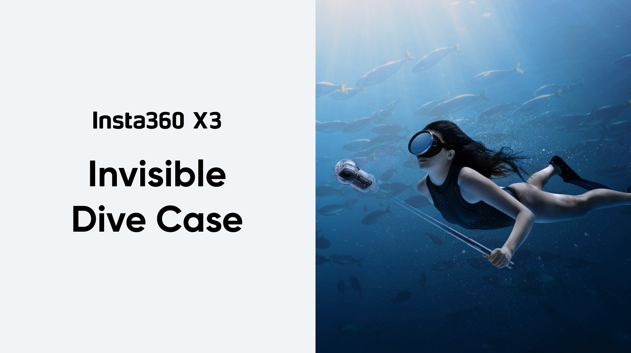 Insta360 Invisible Dive Case for X3 CINSBAQW B&H Photo Video