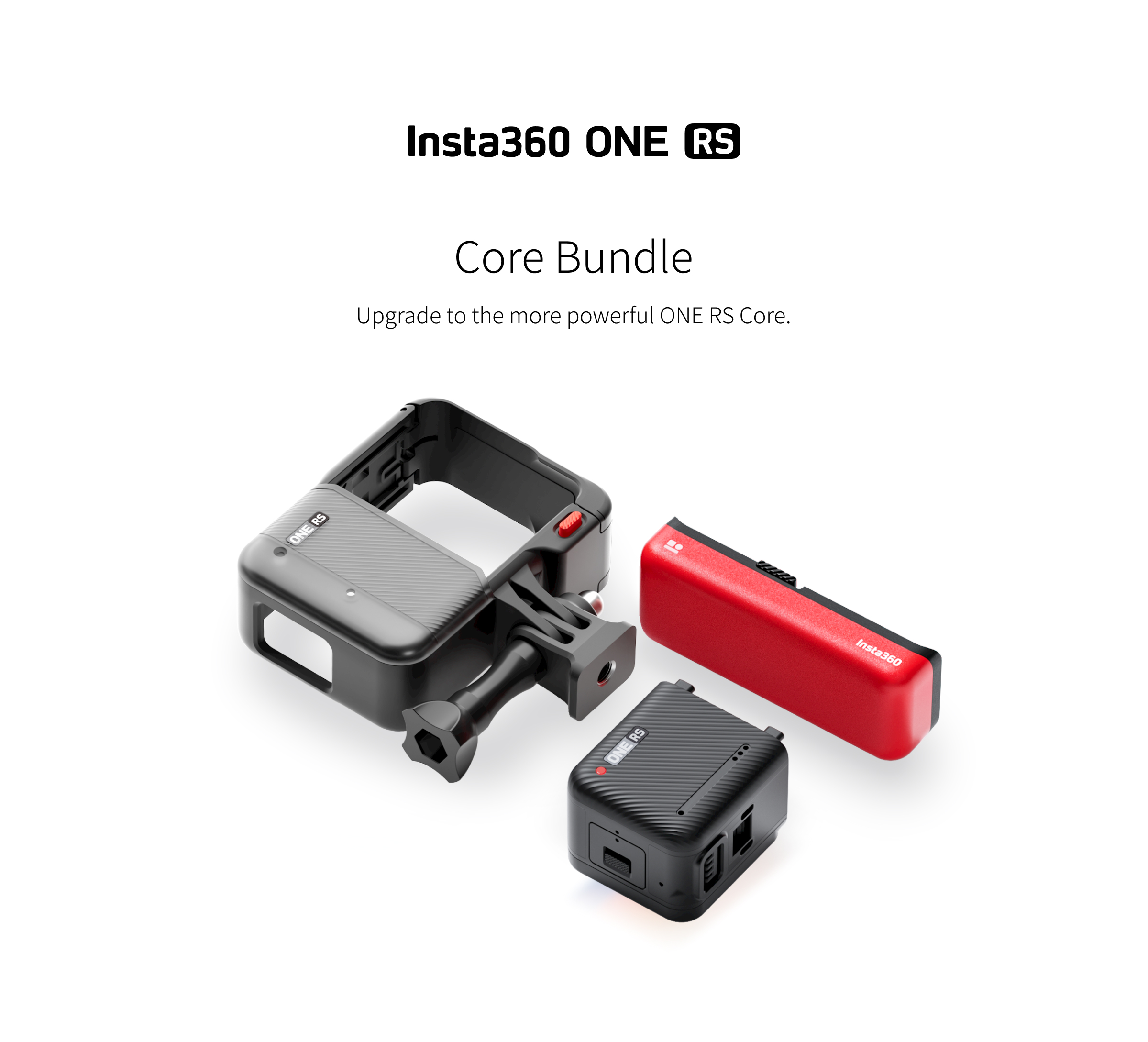 Insta360 ONE RS core Bundle (core+Battery+frame) CINRSGP/H (CINORSC/A)