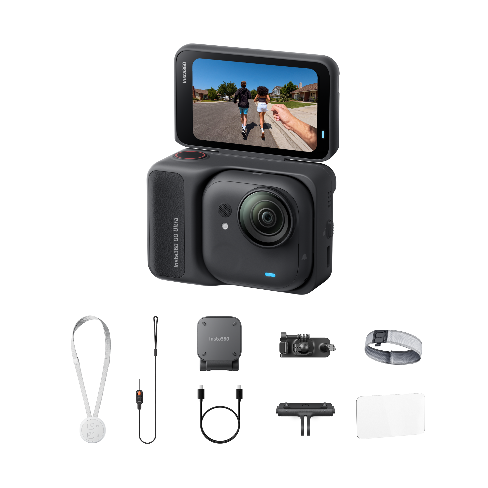Insta360 GO Ultra Pack Jogging || Nero Notte