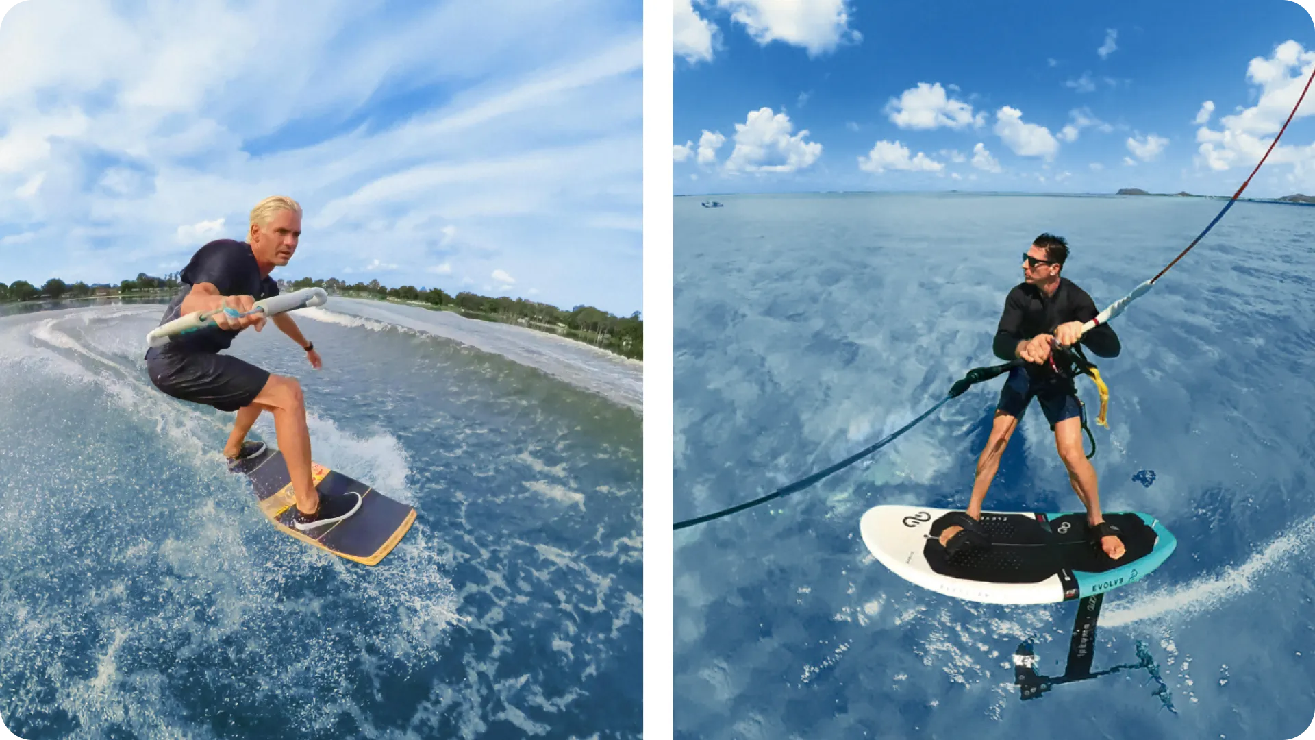 Montaż Water Sports Rope Mount na linie sportowej