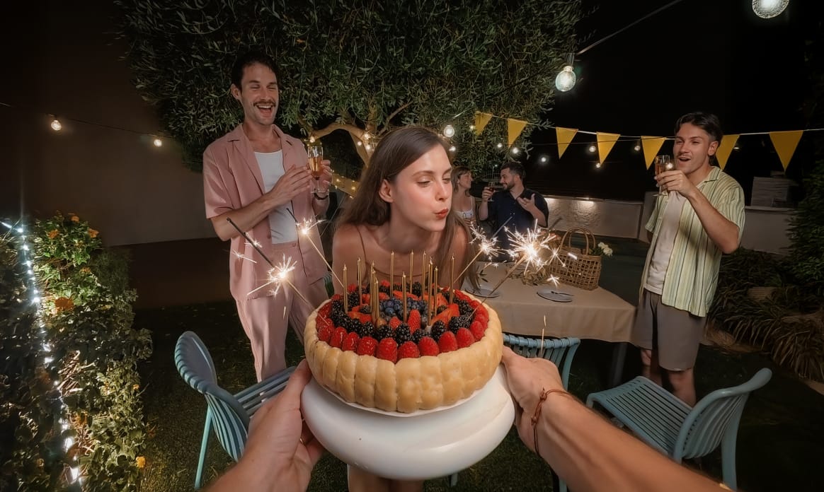 Contoh frame low-light dari Insta360 GO Ultra