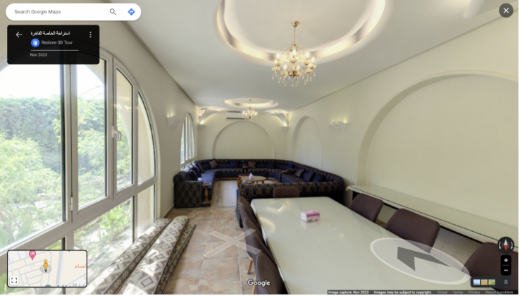 Image to show you can upload 3D tours from Realsee account to Google Street View