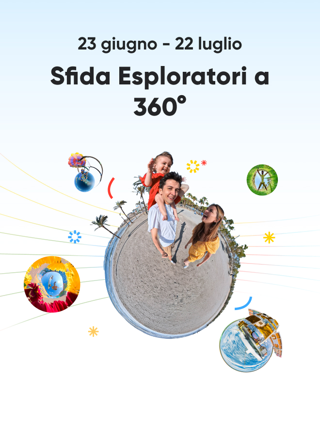 Sfida esploratori a 360°