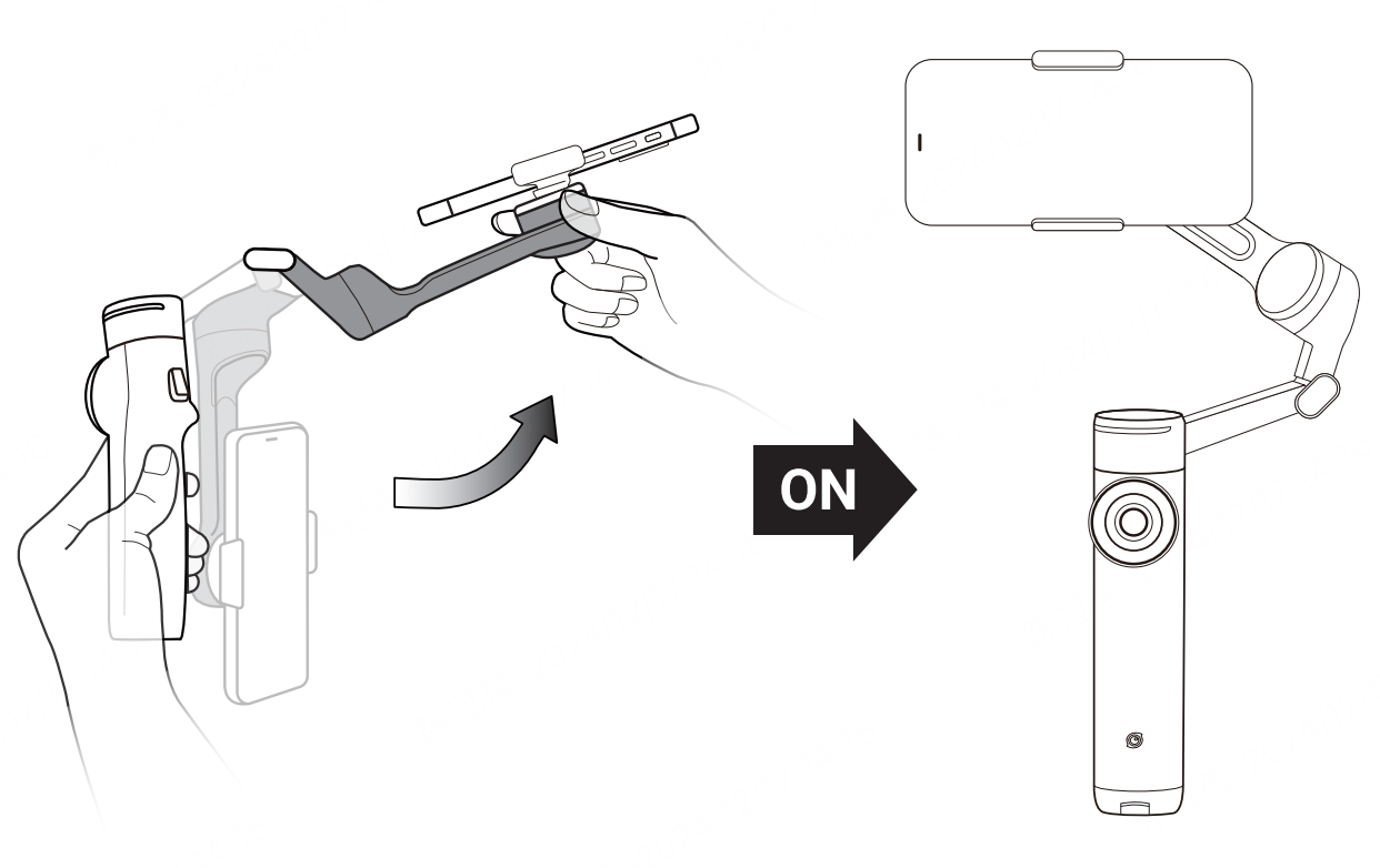 Insta360 flow2pro Camera Tutorial-Unfolding and Folding
