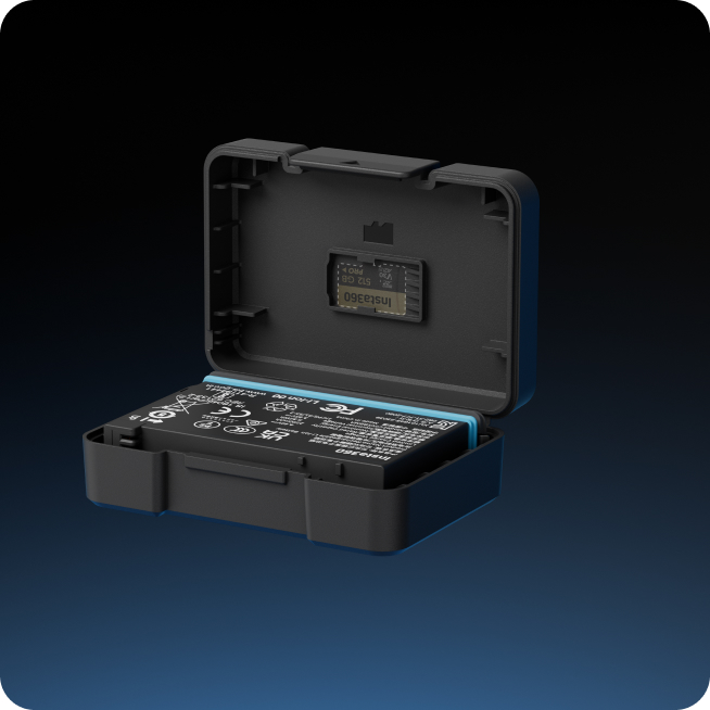 Batteria Ricambio Per Insta360 X4 - 2x 2800mAh Con Caricatore Rapido - Accessorio Action Camera - Foto 5