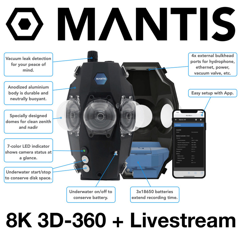 Insta360 Stitcher Insta 360 Pro Software Mantis Sub Housing For ...