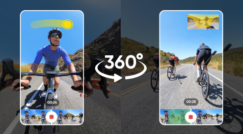 【使用数回美品】Insta360 X4 + 自転車撮影キット・自撮り棒 Insta360 X4 スターターキット Get-Set Bundle | 114cm見えない